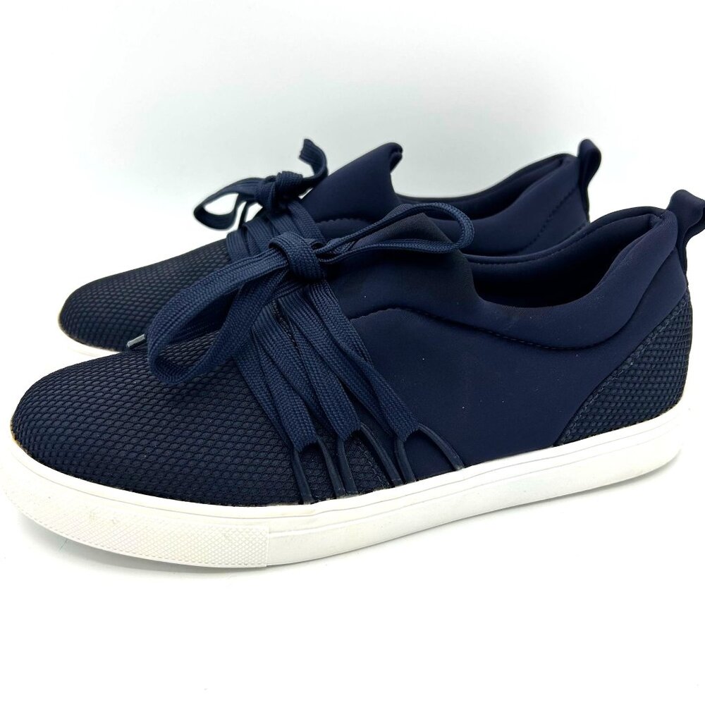 Bonnibel Womens Navy Slip-On Sneakers Size 7.5  Casual Comfort & Style - Picture 4 of 11